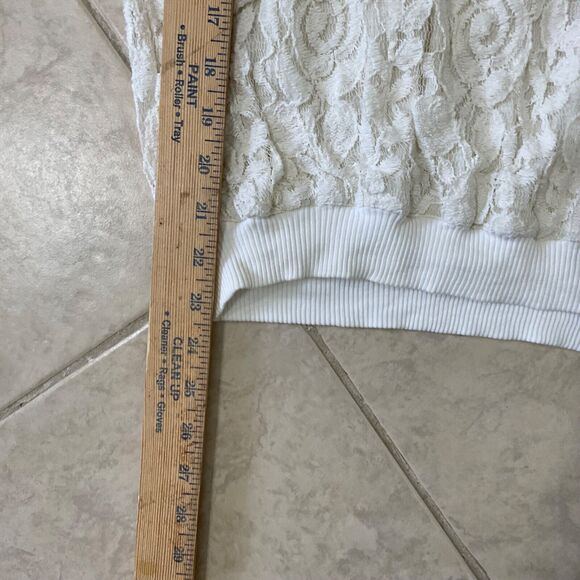 Ralph Lauren Denim & Supply Antique Cream Lace Peasant Top Size small - Picture 6 of 10